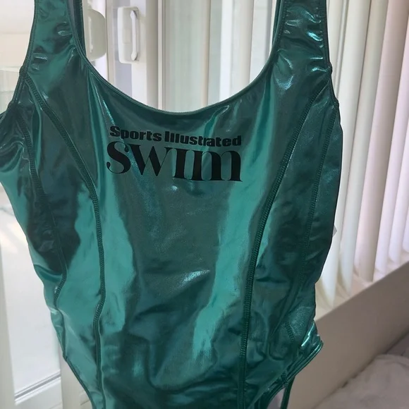 Nia Lynn by Nicole Williams English x Sports Illustrated Swimsuit Turquoise - Picture 5 of 9